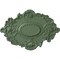 Ekena Millwork Kinsley Flowing Leaf Ceiling Medallion, Hand-Painted Athenian Green, 30 3/8"W x 20 3/4"H x 1"P CM30KIAGF - alternate 1